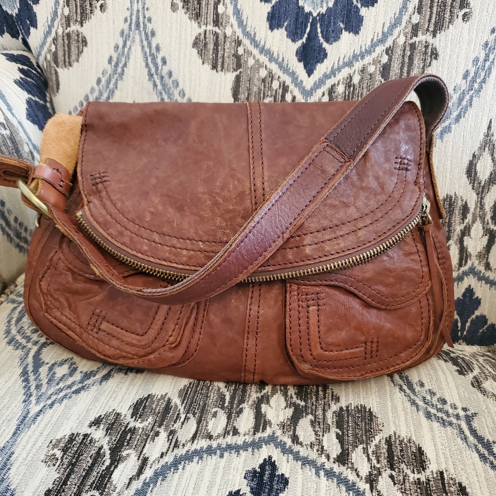 Lucky Brand foldover shoulder bag